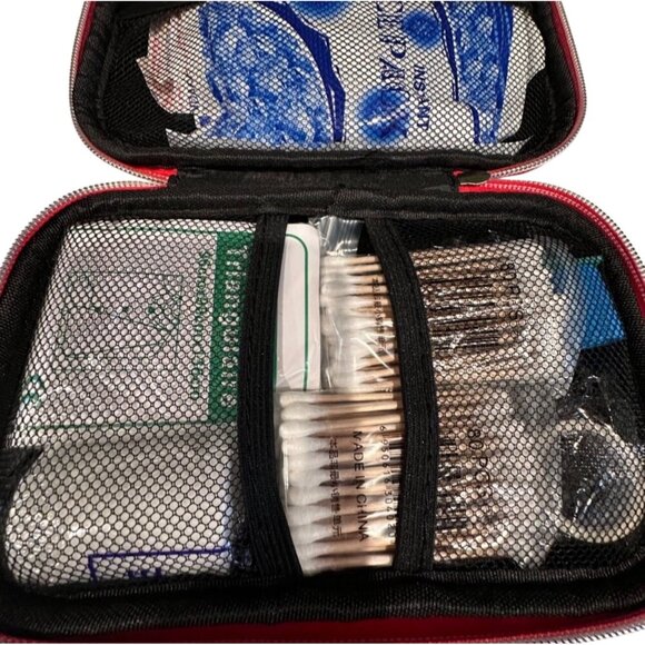 First Aid Kit Emergency Medical Supplies Compact - Picture 3 of 4